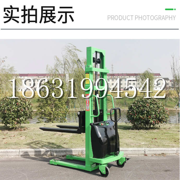 康定市电动叉车堆高车液压铲车电瓶1吨2吨站驾步行式小型全自动叉车